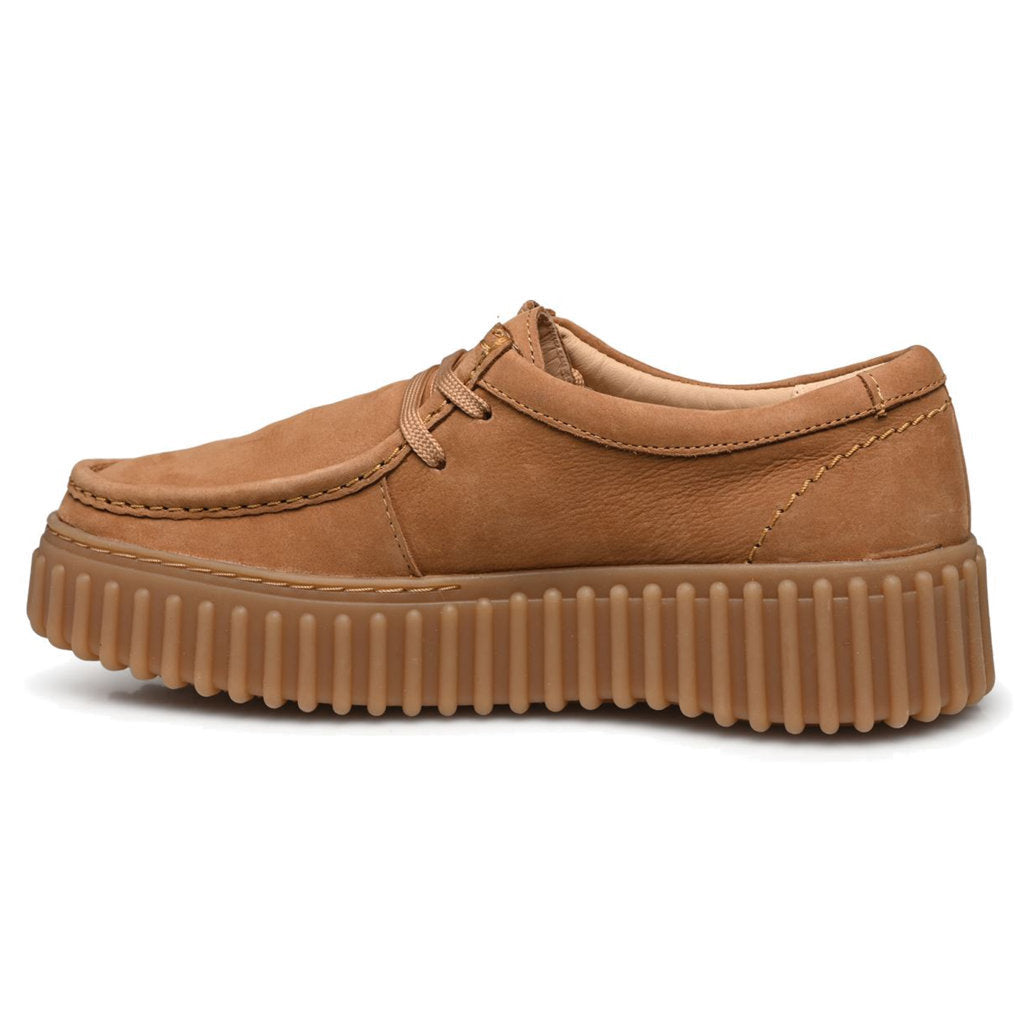 Clarks Torhill Bee Nubuck Women's Shoes#color_light tan