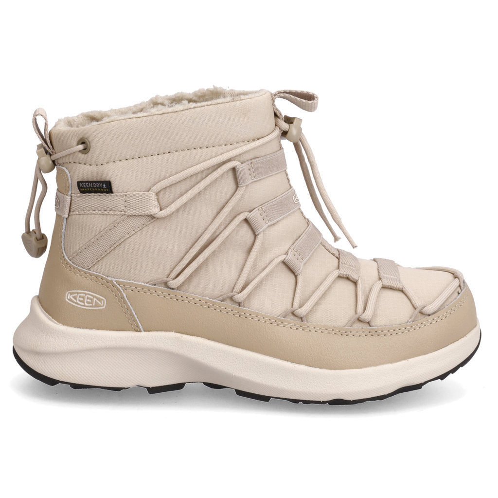 Keen UNEEK SNK II Waterproof Synthetic Textile Women's Boots#color_safari birch