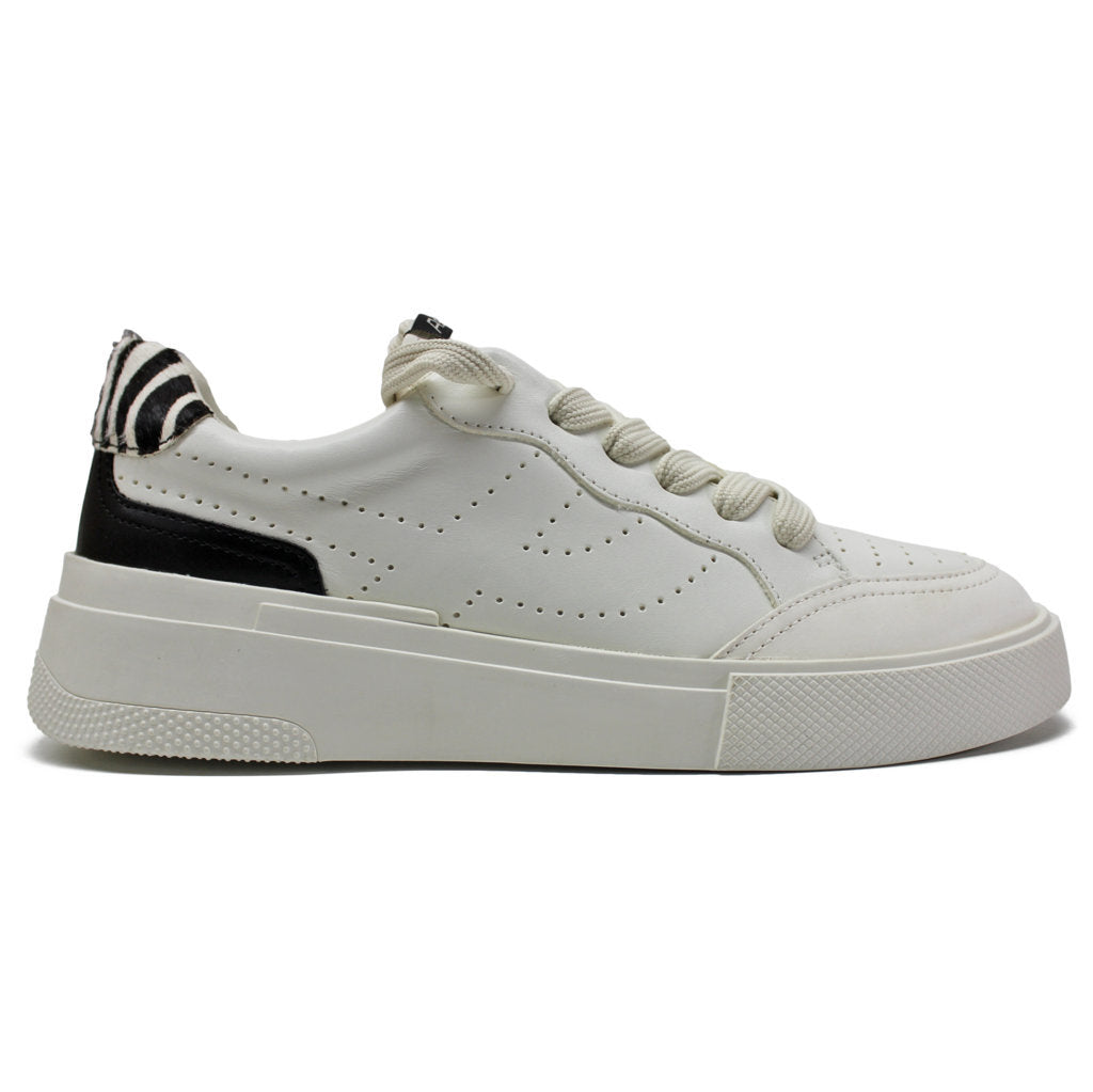 Ash Free Nappa Leather Womens Sneakers#color_white pristine