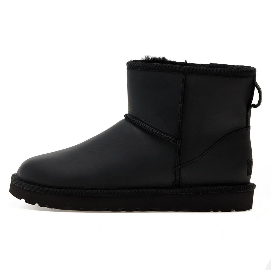 Ugg Classic Mini Leather Womens Boots#color_black