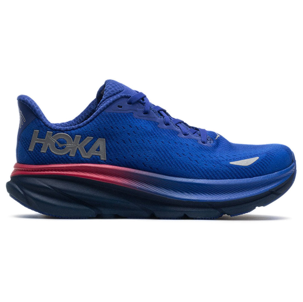 Hoka One One Clifton 9 GTX Textile Womens Sneakers#color_dazzling blue evening sky