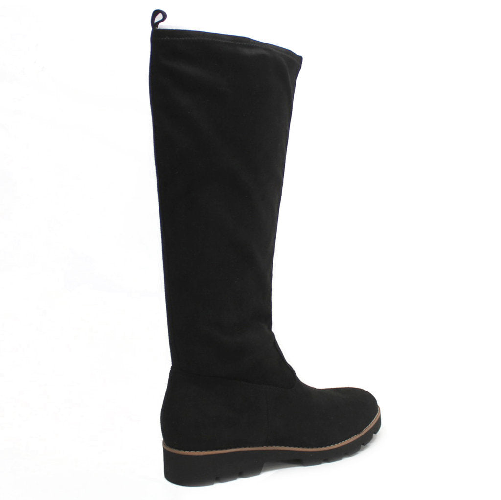 Vionic Ashburn Suede Textile Womens Boots#color_black