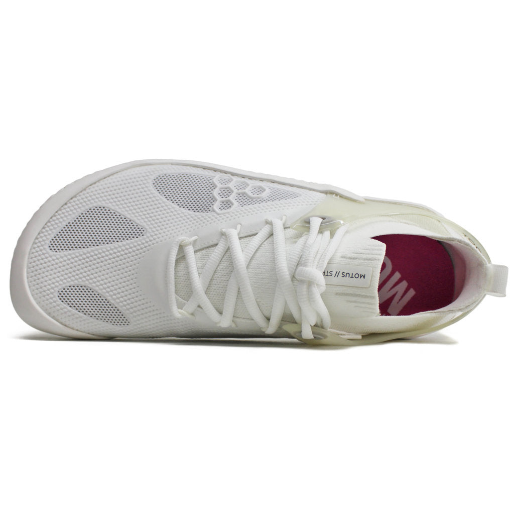 Vivobarefoot Motus Strength Textile Synthetic Mens Sneakers#color_bright white