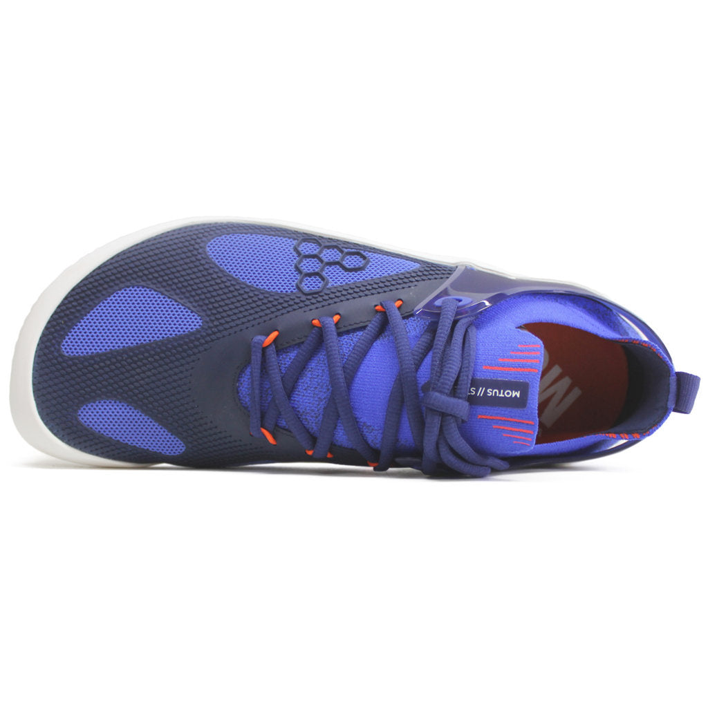 Vivobarefoot Motus Strength Textile Synthetic Mens Sneakers#color_dazzling blue navy orange