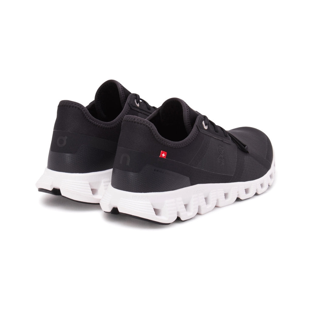 On Cloud X 3 AD Textile Synthetic Mens Sneakerss#color_black white