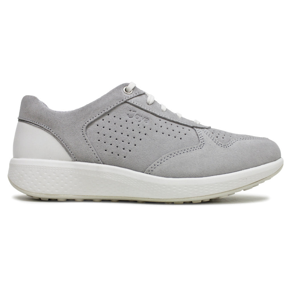 Joya Britt Leather Womens Sneakers#color_light grey