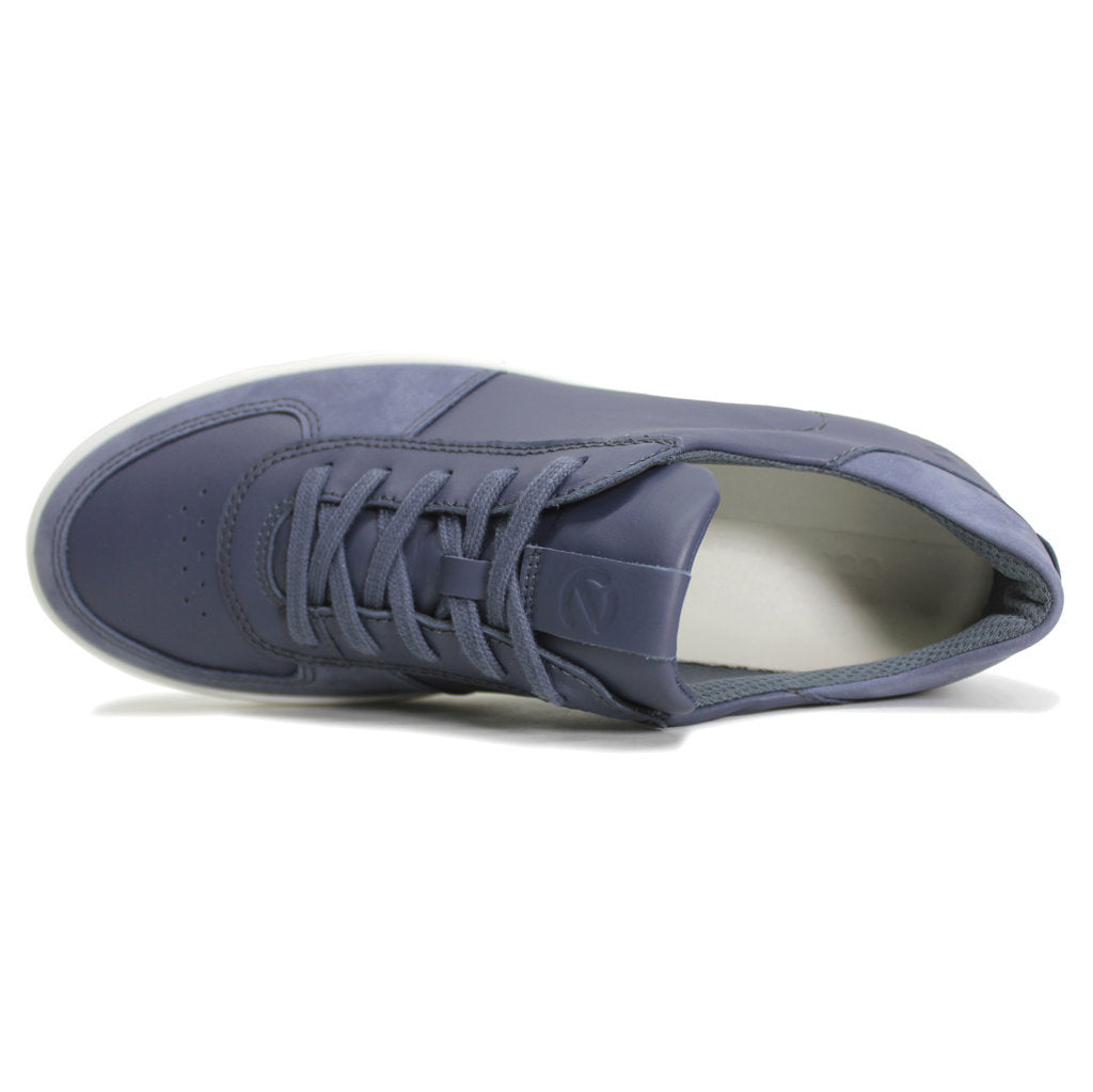 Ecco Street Tray Nubuck Leather Mens Shoes#color_ombre