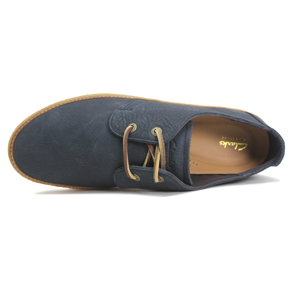 Clarks Clarkwood Low Nubuck Mens Shoes#color_navy