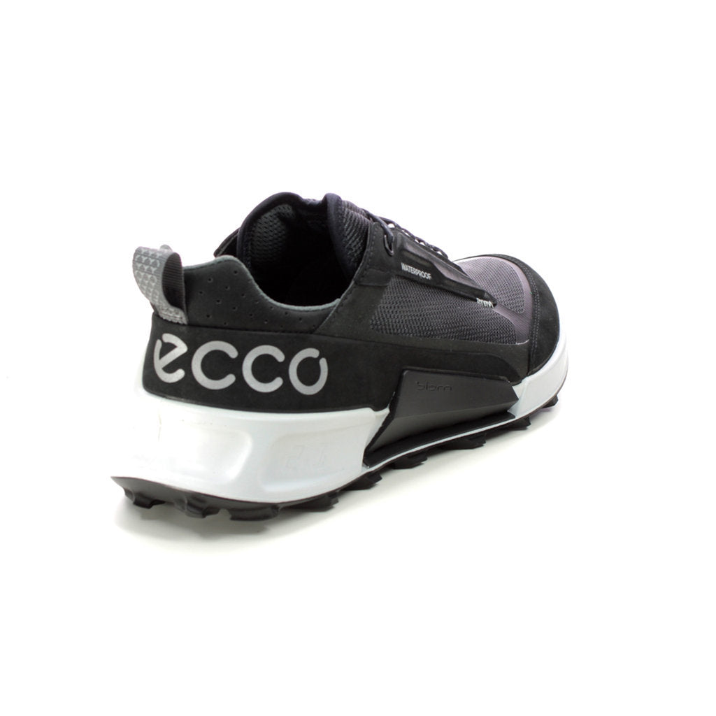 Ecco Biom 2.1 X Mountain Nubuck Leather Mens Sneakers#color_black magnet black