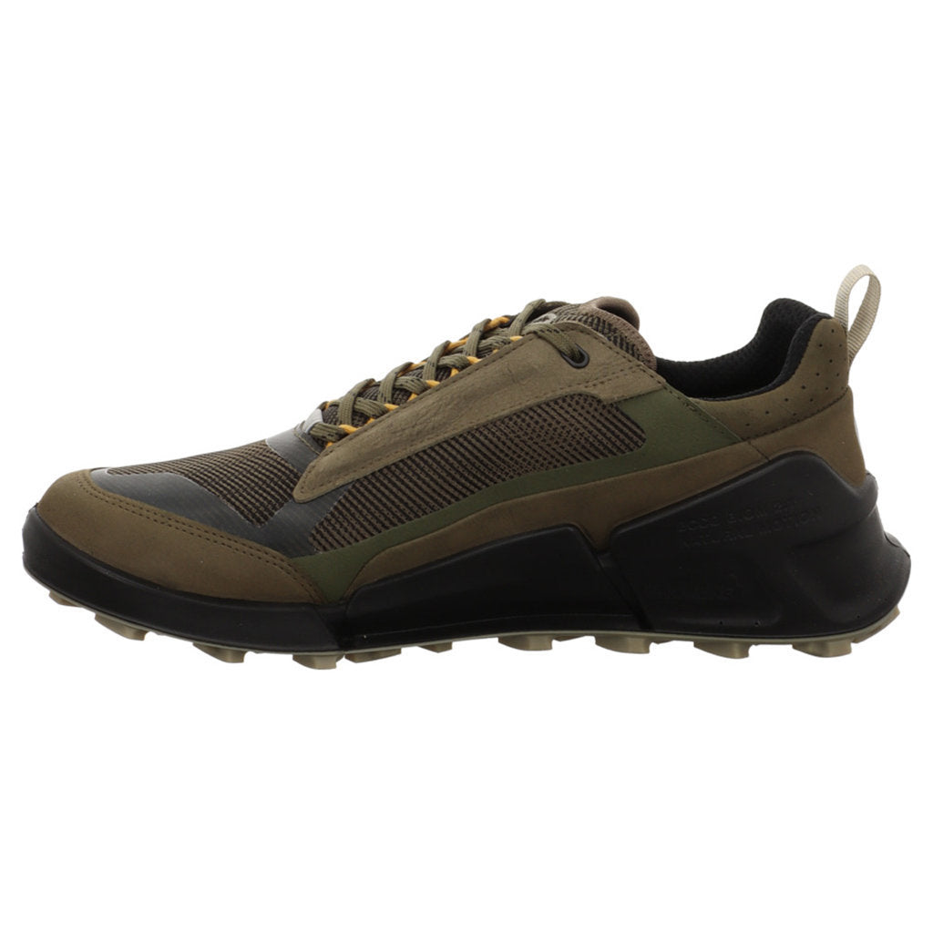Ecco Biom 2.1 X Mountain Nubuck Leather Mens Sneakers#color_grape leaf tarmac black