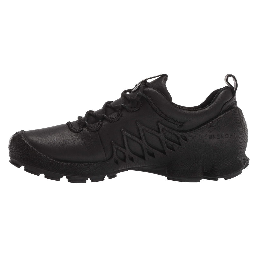 Ecco Biom AEX Leather Womens Sneakers#color_black