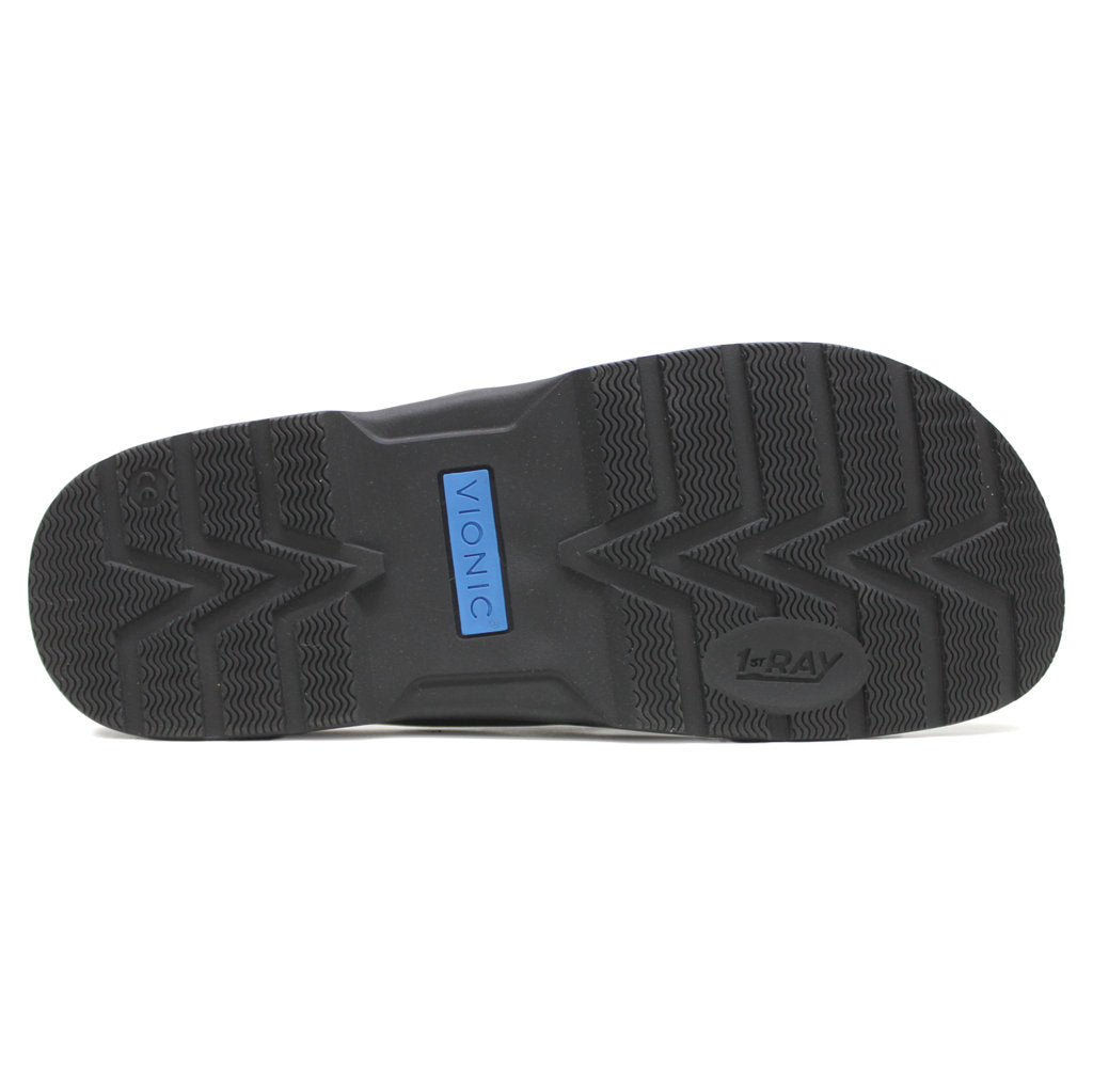 Vionic Wyatt Textile Synthetic Mens Sandals#color_black