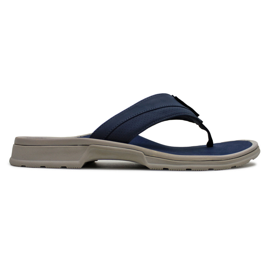 Vionic Wyatt Textile Synthetic Mens Sandals#color_navy