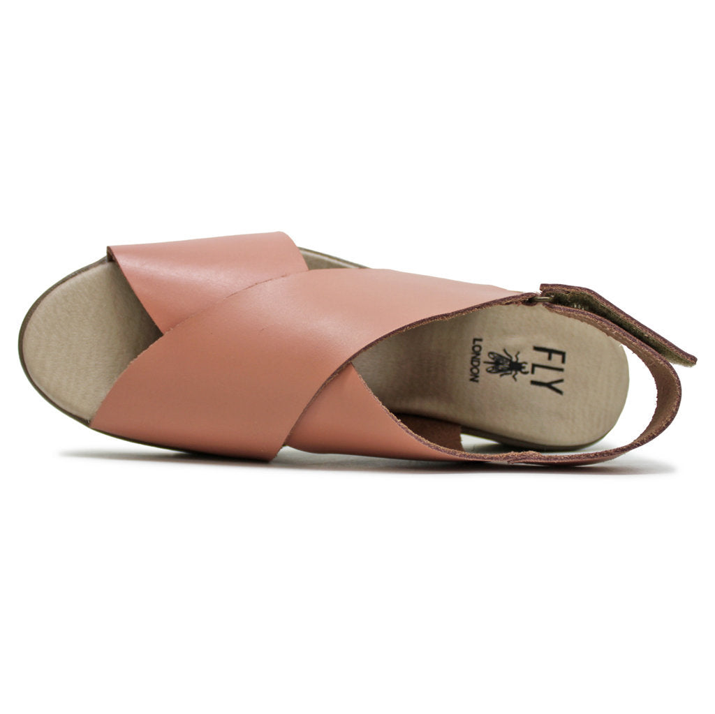 Fly London NABI058FLY Brooklyn Leather Womens Sandals#color_nude pink